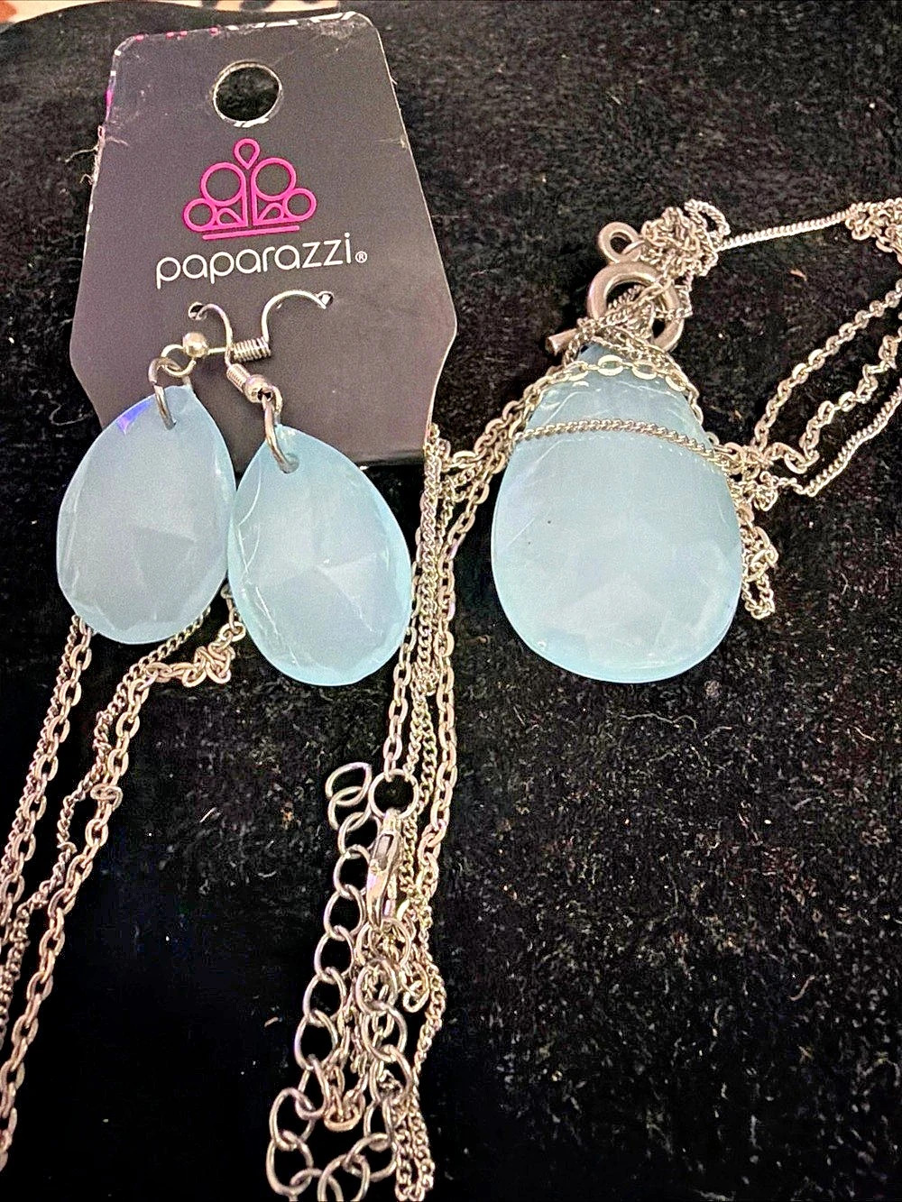 paparazzi Blue Stone Jewelry Set 21β